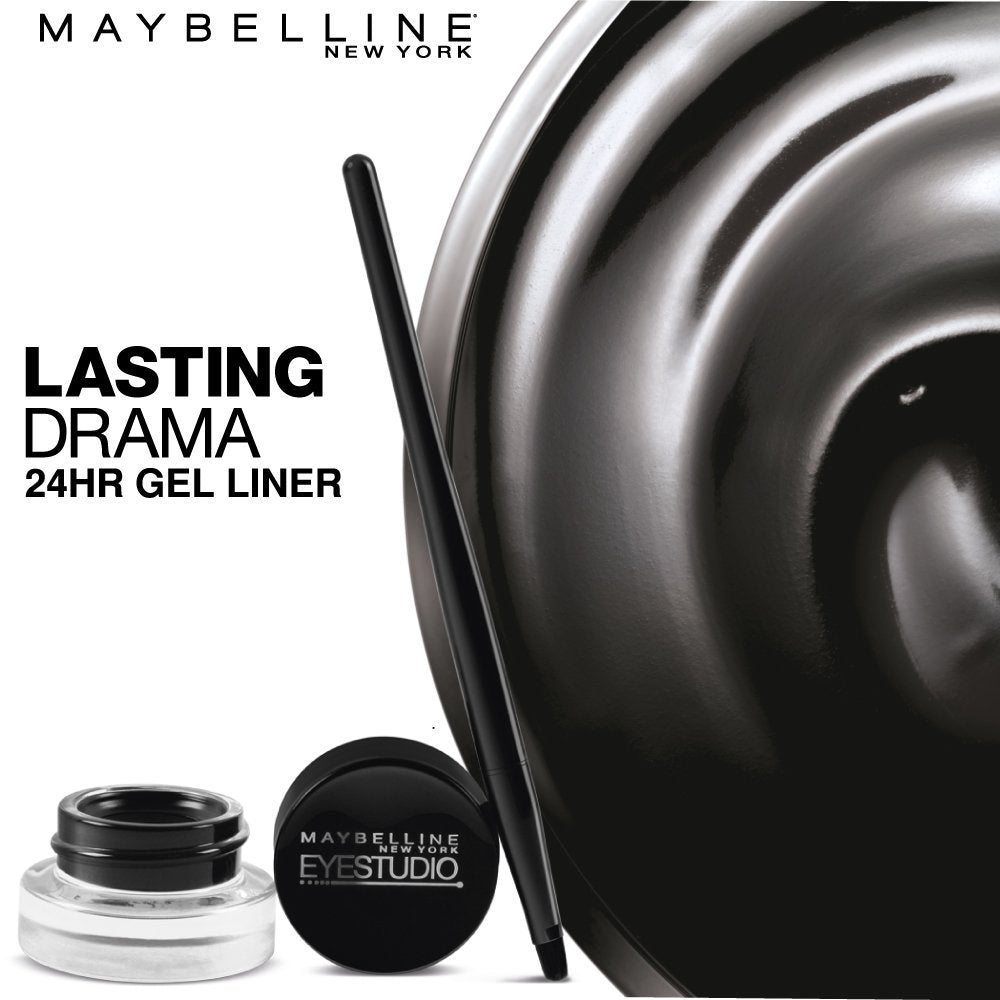 Maybelline New York Makeup Eyestudio Lasting Drama Gel Eye Blac – Stylbl