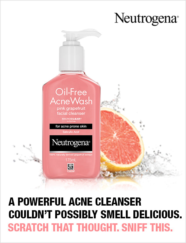 Vores firma sne hvid Ydmyghed Neutrogena Oil-Free Salicylic Acid Pink Grapefruit Pore Cleansing Acne –  Stylbl