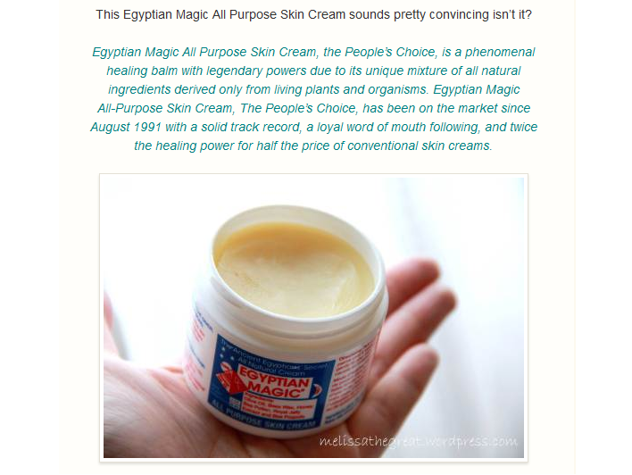 Egyptian Magic All-Purpose Skin Cream Review