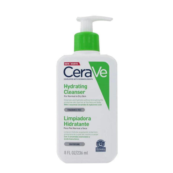 CeraVe Hydrating Facial Cleanser | Moisturizing Non-Foaming Face Wash with Hyaluronic Acid, Ceramides & Glycerin