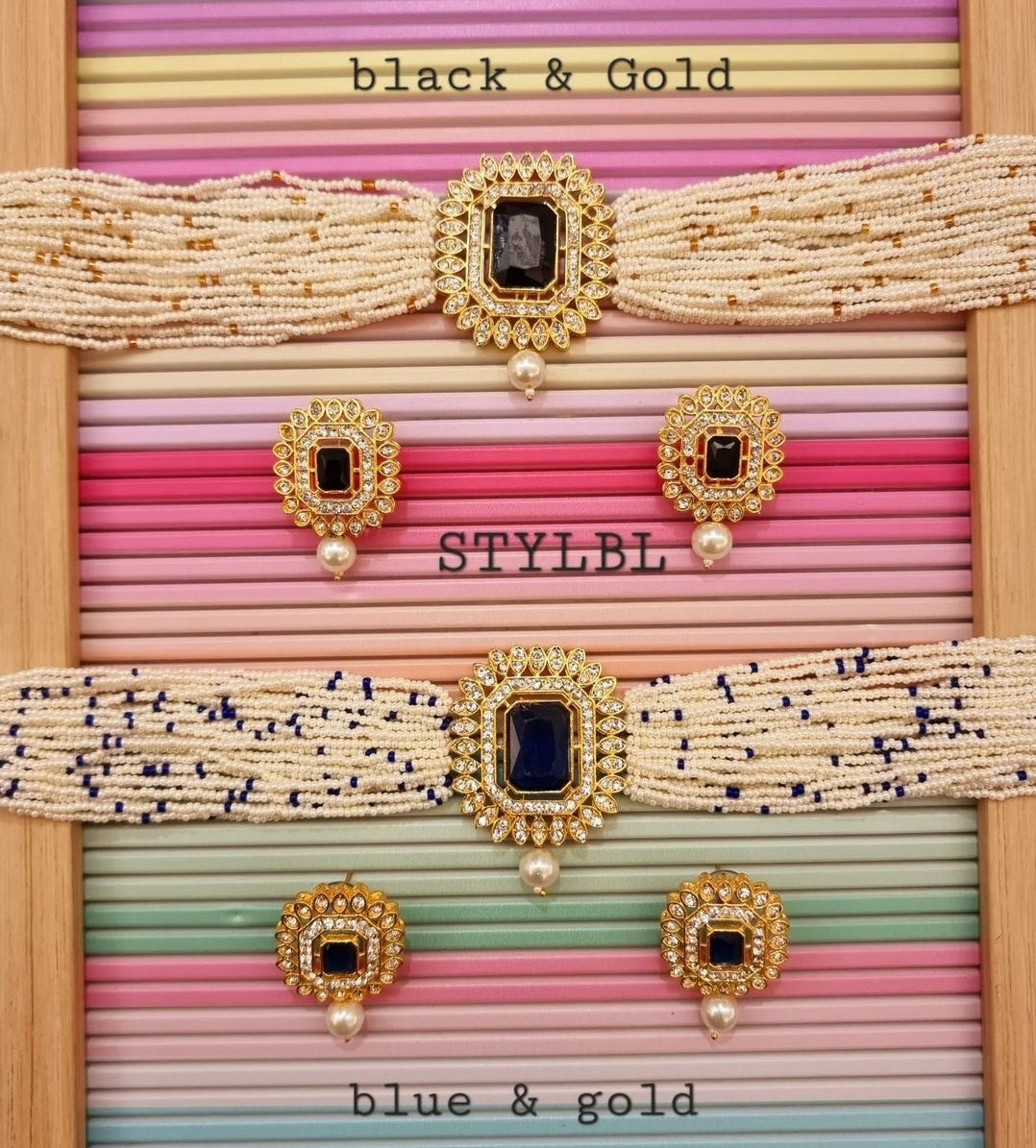 Gajra motti choker.
