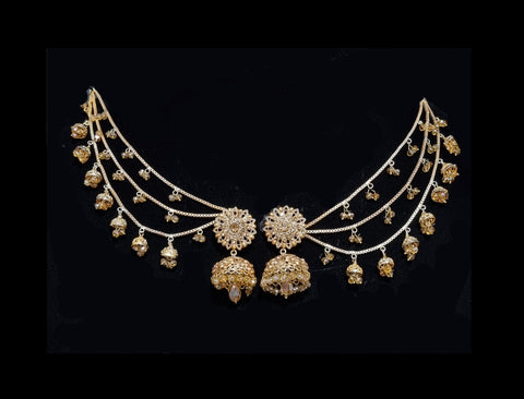 Champgane Jhumki Bahubali Earrings.