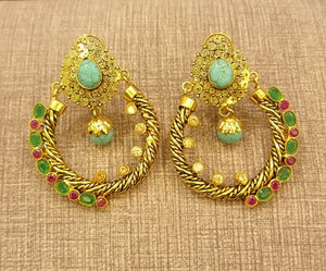 Statement Hoop Jhumkas.