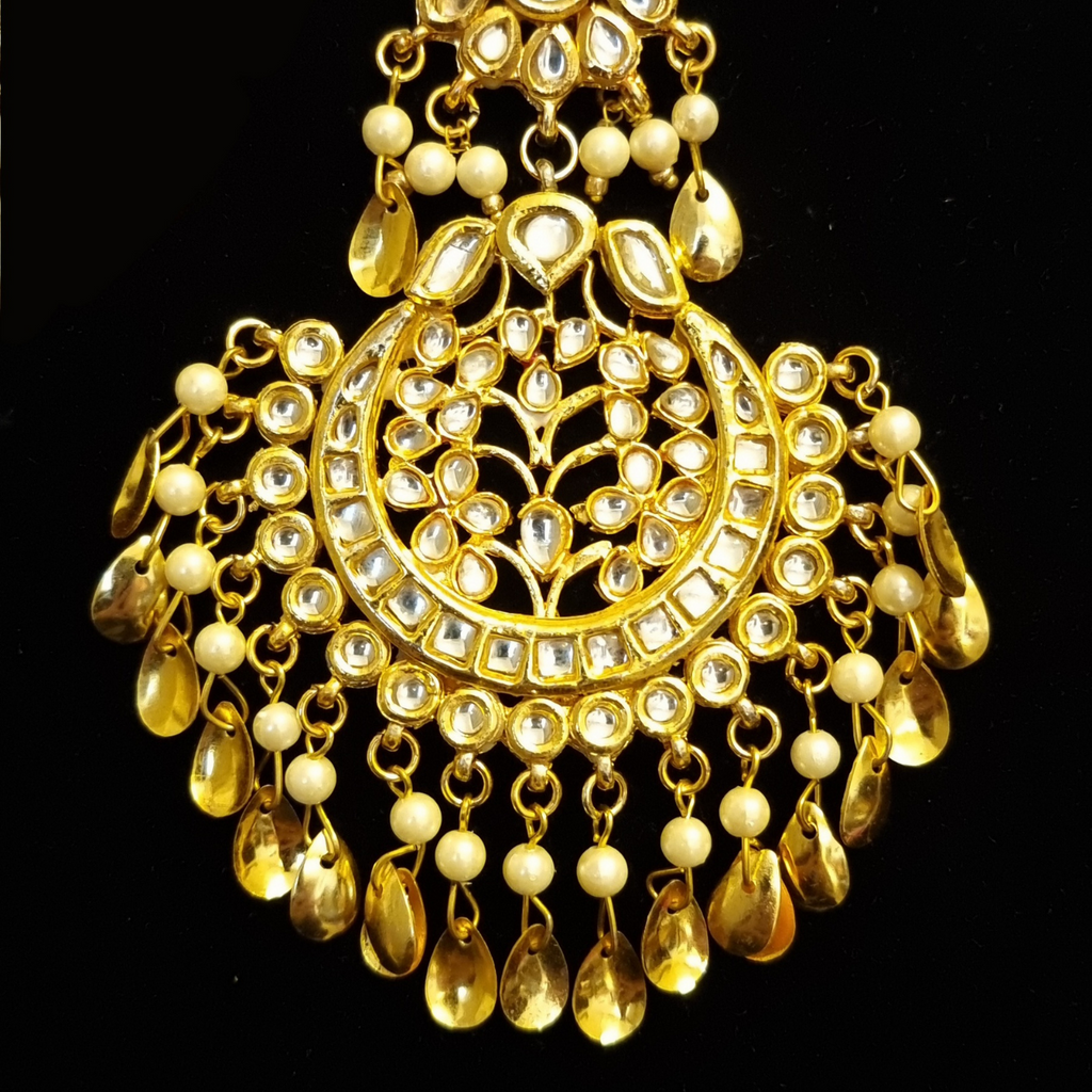 Durga Jewellers Banga - Ethnic Traditional Pipal Patti Earrings 916  Hallmark Gold DURGA JEWELLERS BANGA facebook.com/jewellers.durga  instagram.com/jewellers_durga +919872131007 #ethnic #pipalpatti #mutiyar  #jatti #kudi #sohni #yellow #gold #desi #vivah ...