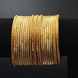 Bridal gold metal bangles