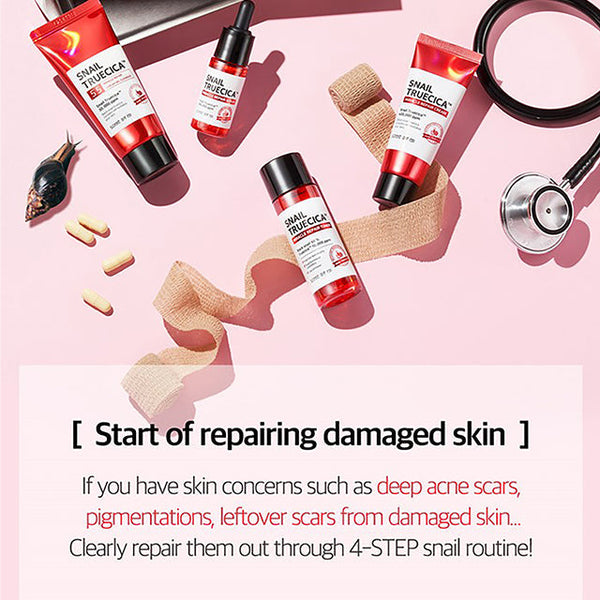 Snail Truecica Miracle Repair Starter Kit, 4 Piece Kit