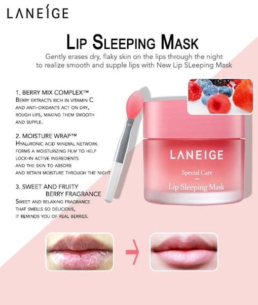 Lip Sleeping Mask, Berry, 20 g