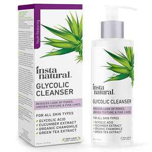 Insta naturals Glycolic Cleanser, 6.7 fl oz (200 ml)