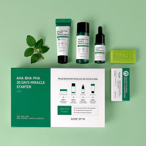 AHA.BHA.PHA, 30 Days Miracle Starter Edition, 4 Piece Kit