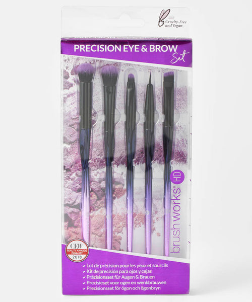 BRUSHWORKS

HD PRECISION EYE & BROW BRUSH SET