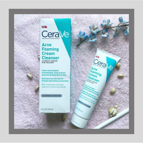 Cerave Acne Foaming Cream Cleanser ( boxes little damaged in shipping handling otherwise all new and unopened tubes )