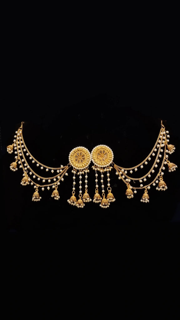 Traditional Gold-Plated Bahubali Earrings. – Stylbl