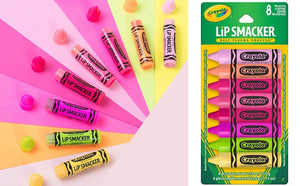 Lip Smacker Crayola Lip Balm Party Pack, 8 Count