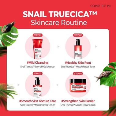 Snail Truecica Miracle Repair Starter Kit, 4 Piece Kit