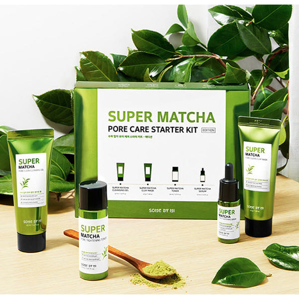 Super Matcha Pore Care Starter Kit, Edition, 4 Piece Set