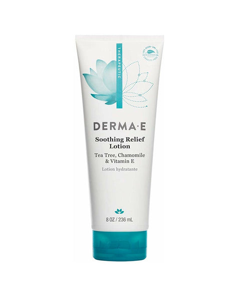 DERMA E Soothing Relief Lotion, Dry Skin Moisturizer, 8 oz