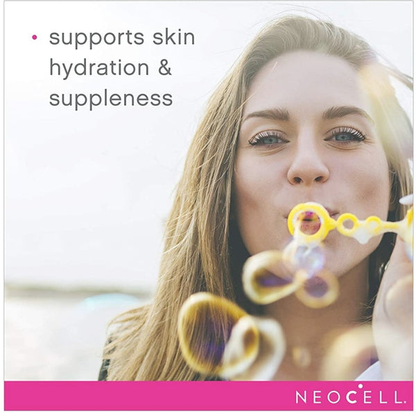 NeoCell Hyaluronic Acid, Daily Hydration for Skin Hydration & Suppleness,100mg 60 Capsules