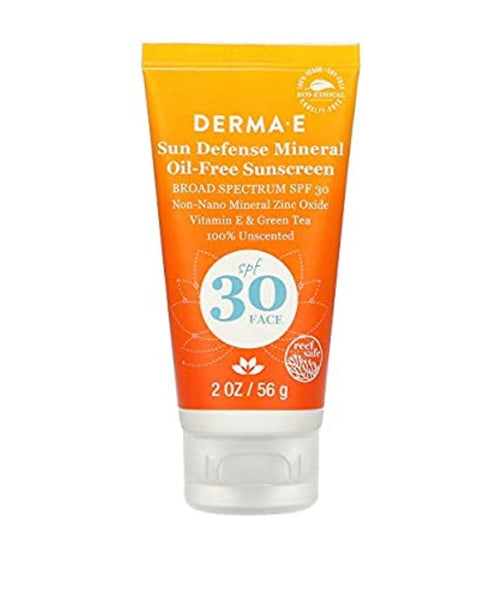 Sun Defense Mineral Oil-Free Sunscreen, SPF 30, Unscented, 2 oz (56 g)