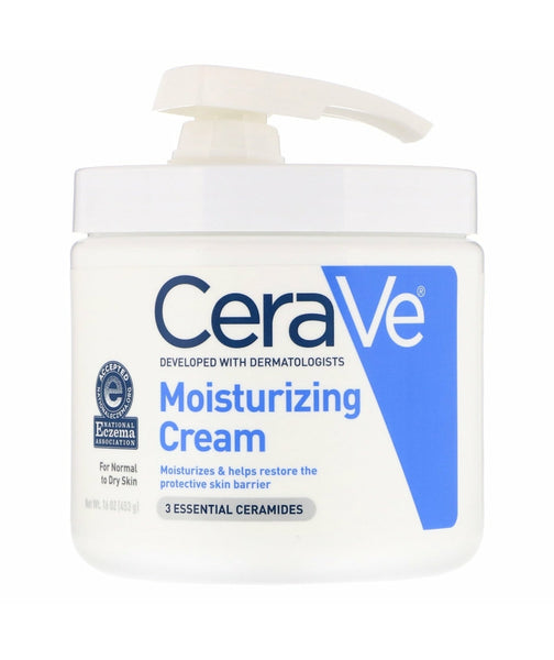 Moisturizing Cream with Pump, 16 oz (453 g)