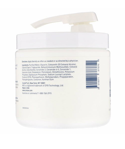 Moisturizing Cream with Pump, 16 oz (453 g)