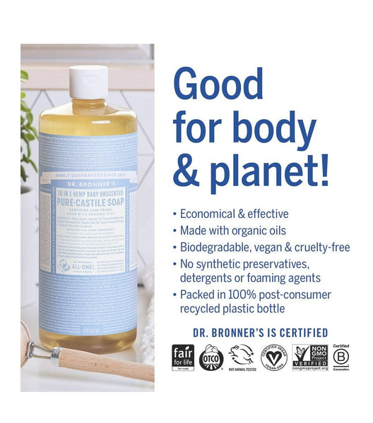 Dr. Bronner's - Pure-Castile Liquid Soap