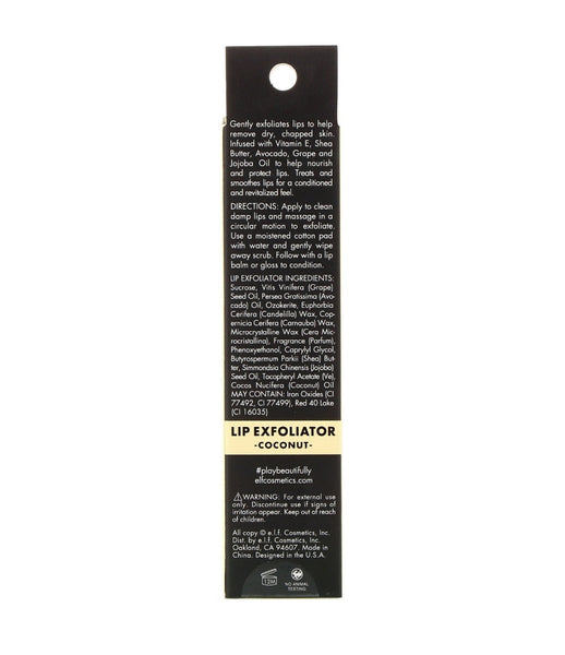 Lip Exfoliator, Coconut, 0.11 fl oz (3.2 g)