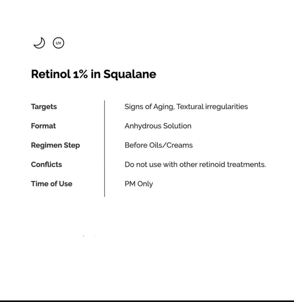  The Ordinary Retinol 1% in Squalane 30ml : Beauty & Personal  Care