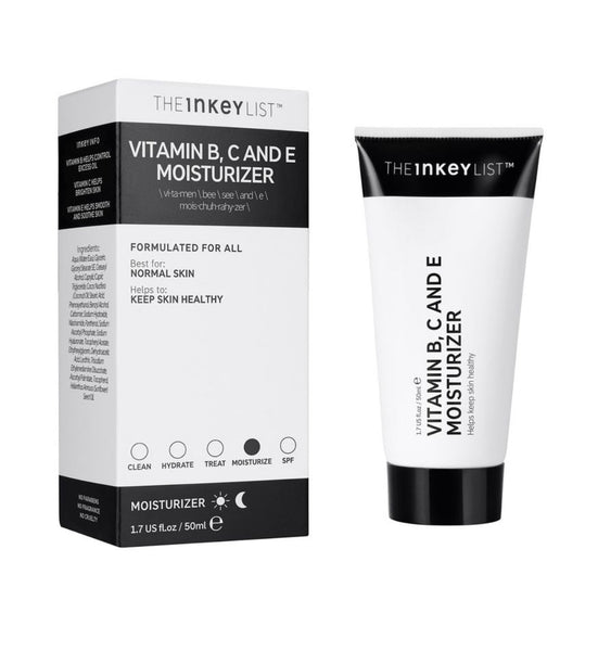 THE INKEY LIST

Vitamin B, C and E Moisturizer( 50ml)