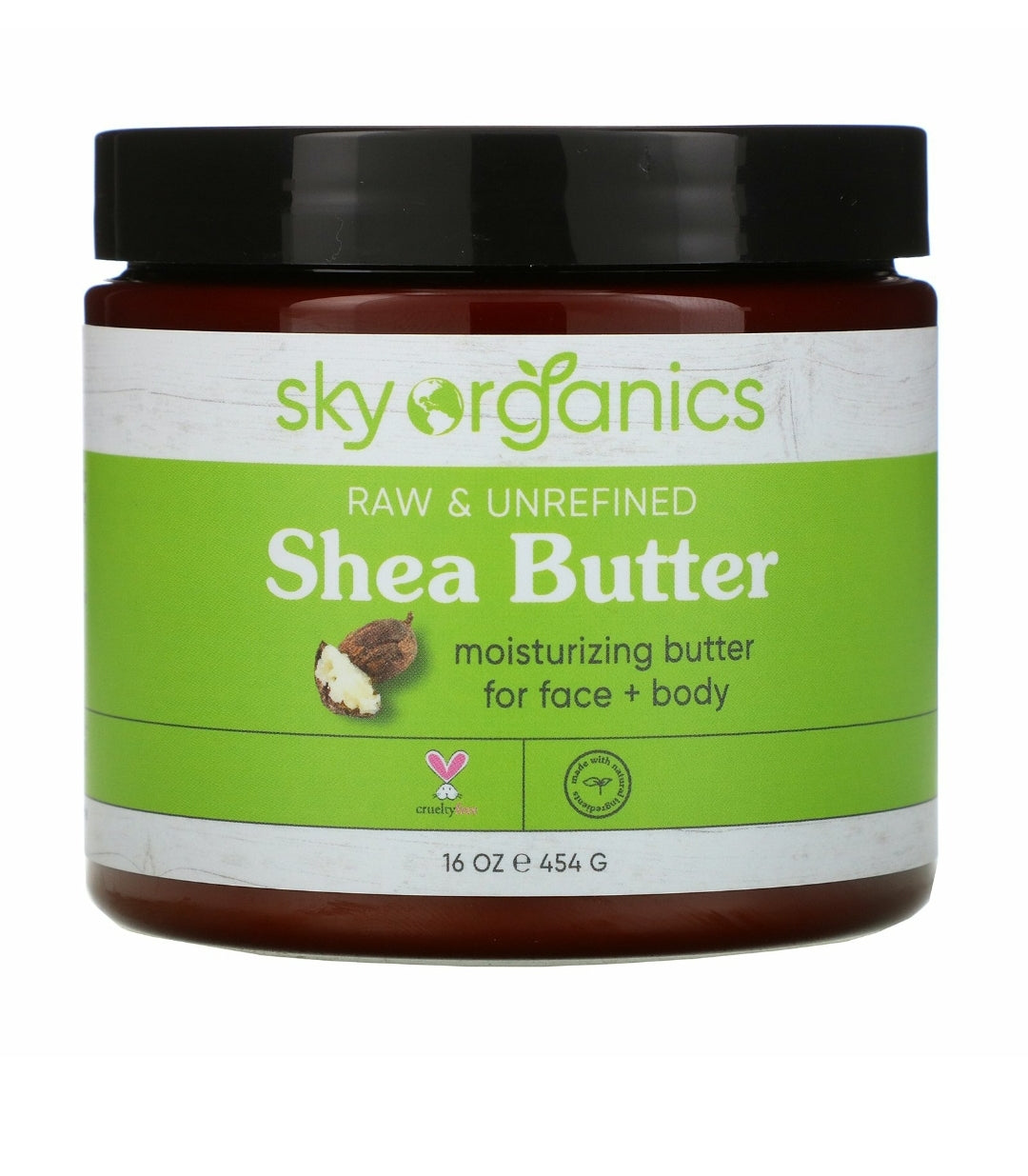 Shea Butter, Raw & Unrefined, 16 fl oz (454 g)