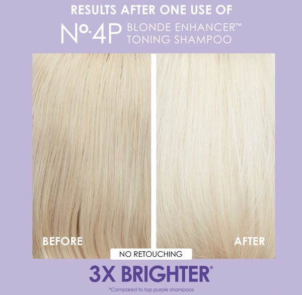 OLAPLEX Nº.4P Blonde Enhancer Toning Shampoo

REPAIRS, HYDRATES, & BRIGHTENS