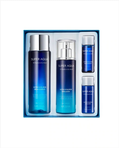 [MISSHA] Super Aqua Ultra Hyalron Set (Include 4 Items)