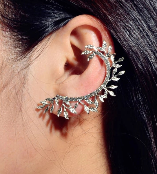 Rhinestone Decor Ear Climber