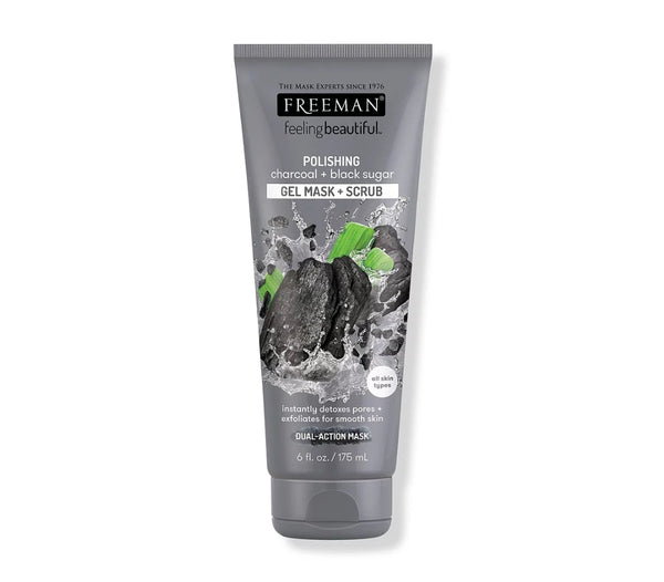 Freeman

Polishing Charcoal + Black Sugar Gel Mask + Scrub