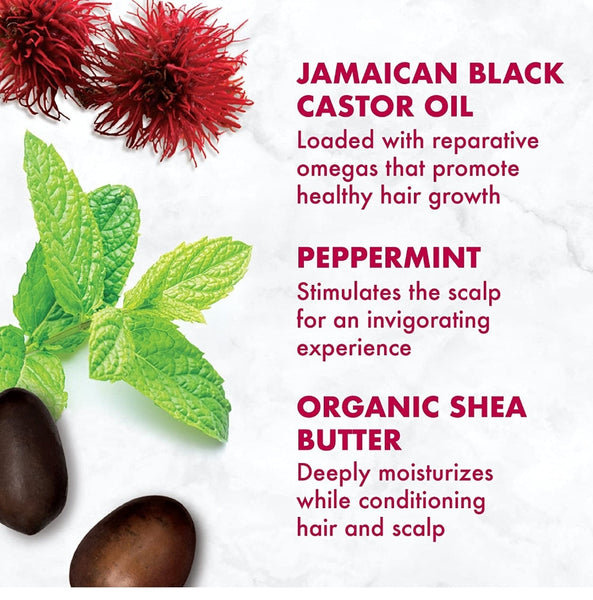 SHEA MOISTUREJamaican Black Castor Oil Strengthen & Restore Shampoo 473ml & Leave-In Conditioner 454g Twin