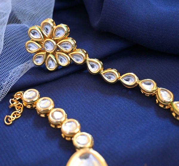 Adjustable Kundan Hathpanja – Set Of 2