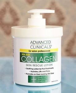 Advanced Clinicals Collagen Skin Rescue Lotion