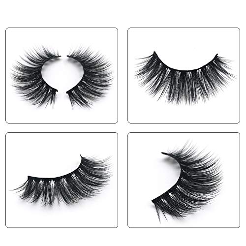 False Eyelashes, 3D Faux Mink Fake Eyelashes