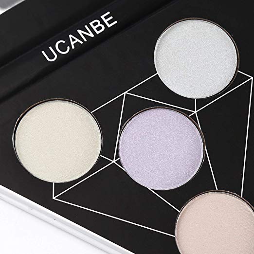 UCANBE Highlighter Palette Shimmer Illuminating Powder Makeup Satin Gl –  Stylbl