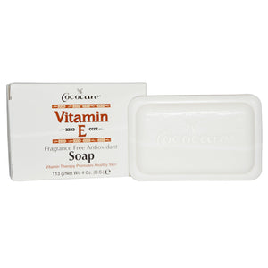 Cococare, Vitamin E Soap, Fragrance Free Antioxidant