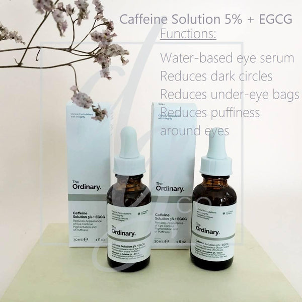 The Ordinary Caffeine Solution 5% + EGCG (30ml): Reduces Appearance of Eye Contour Pigmentation and Puffiness