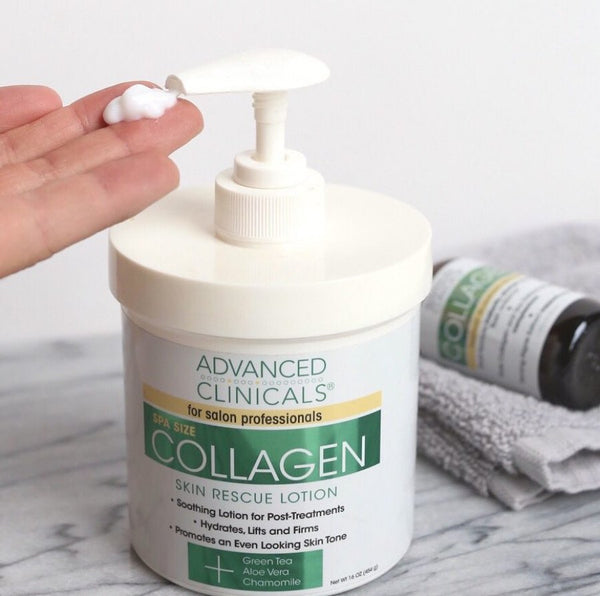 Advanced Clinicals Collagen Skin Rescue Lotion