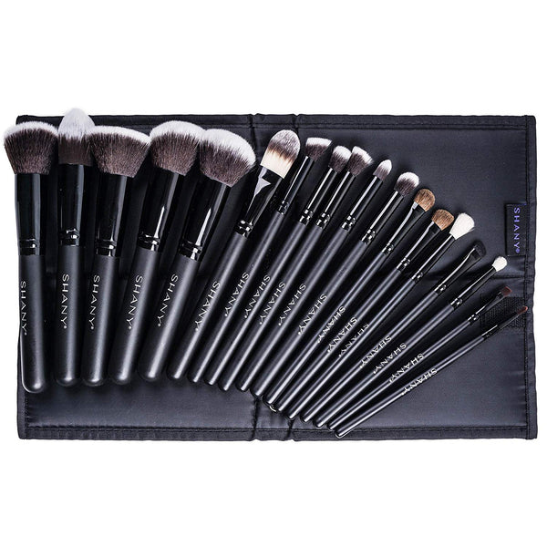 SHANY Artisan's Easel 18 Piece Elite Cosmetics Brush Collection, Black