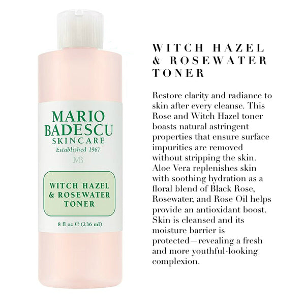 MARIO BADESCU

WITCH HAZEL & ROSEWATER TONER